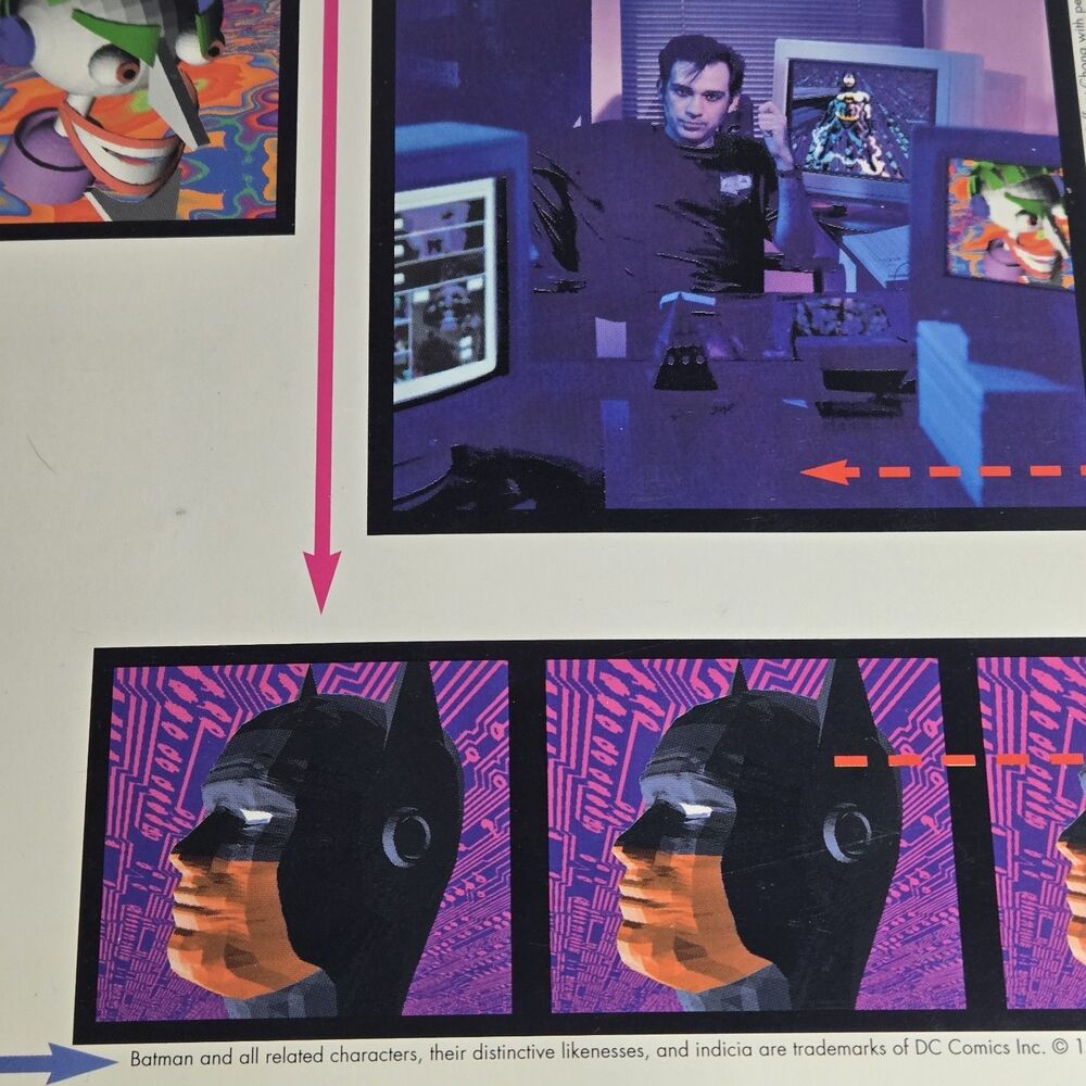 Batman Digital Justice Hardcover 1990 DC Graphic Novel 1st Print Pepe Moreno NM - Picture 5 of 13